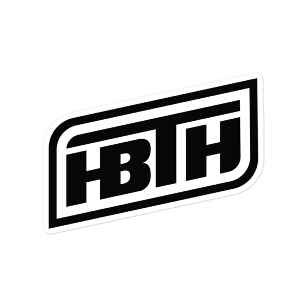 HBTH B&W Stickers