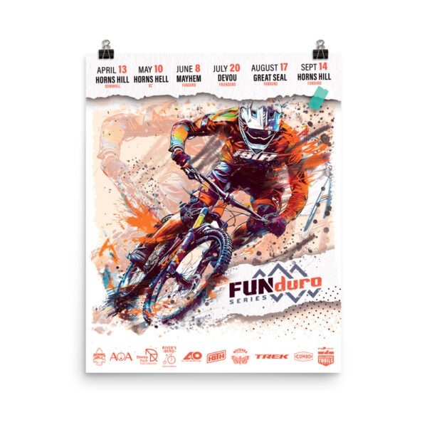 2025 FUNduro 16x20 poster (Limited Edition)